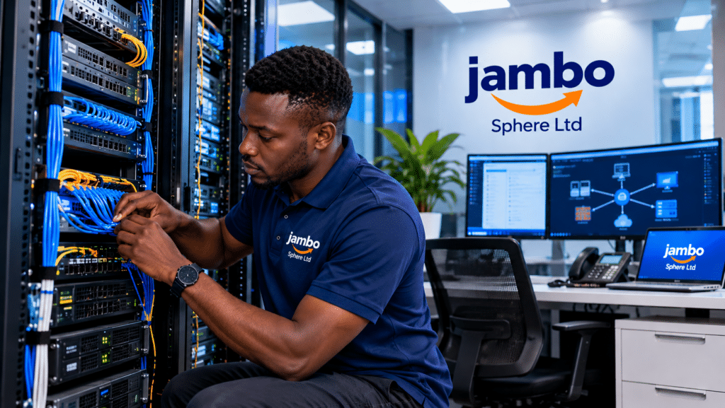 jambo sphere network technician at work